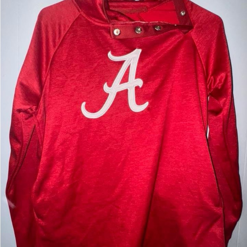 Red Alabama Pullover with Logo